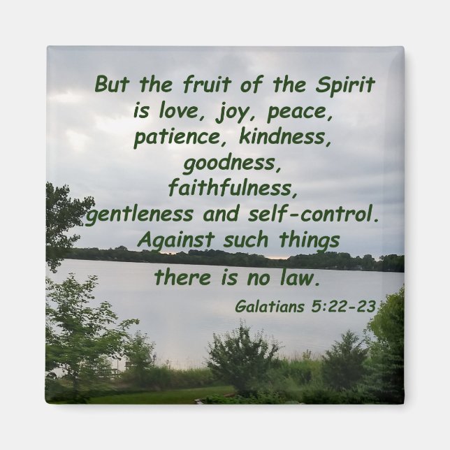 Galatianer 5:22-23 magnet (Framsidan)