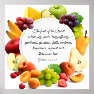 Galatianer 5:22-23 Poster