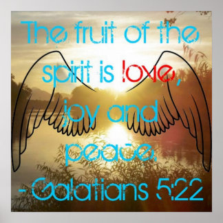 Galatianer 5:22 Poster