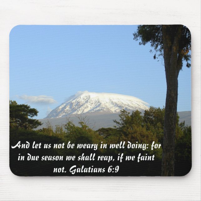 Galatianer 6:9 musmatta (Framsidan)