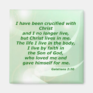 Galatians 2:20 magnet