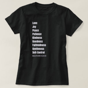 GALATIANS 5:22-23 vita Kvinnor T-Shirt