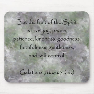Galatians 5:22 - frukt för 23 ~ av anden musmatta