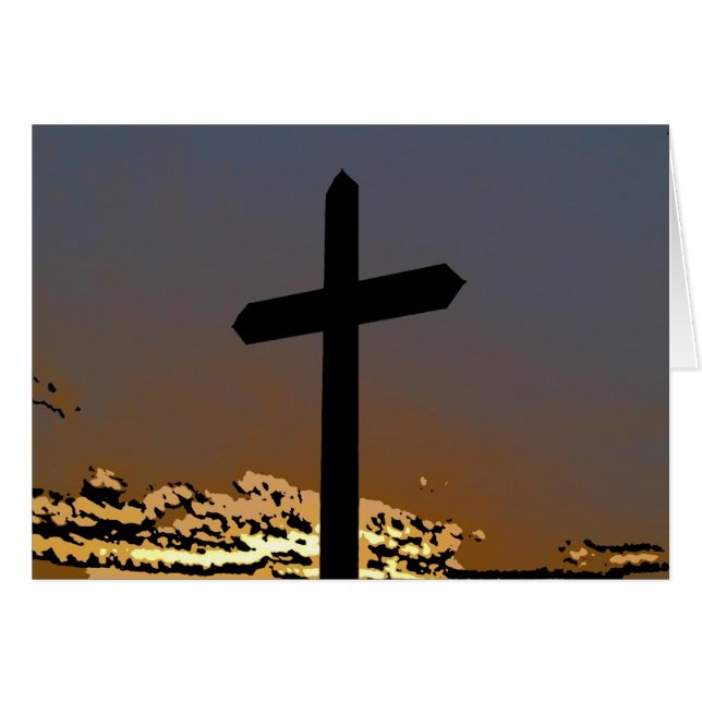 Galatians 6:14 hälsningskort (Framsidan Horizontal)
