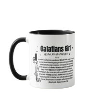 GALATIANS Flicka 11oz Tvåtons Kaffe