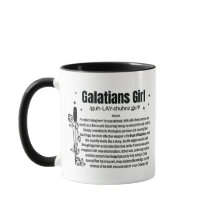 Galatians Flickan 11oz Tvåtons Kaffe