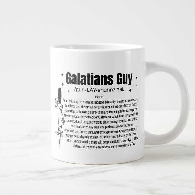 GALATIANS GUY Kristna Jumbo Mugg (Höger)