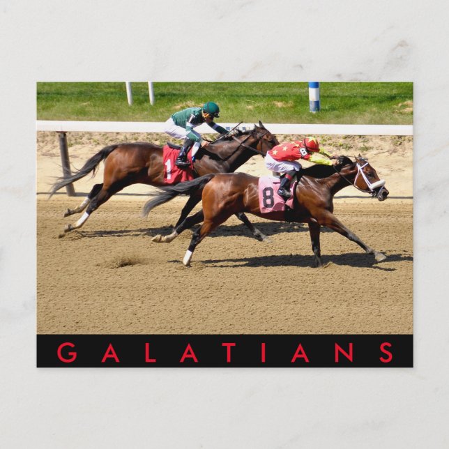 Galatians - Luis Saez Vykort (Framsida)