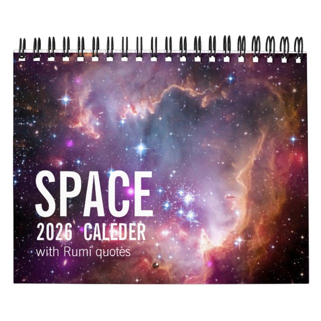 Galax Astronomi Universum Rumi Citat Kalender (Omslag)