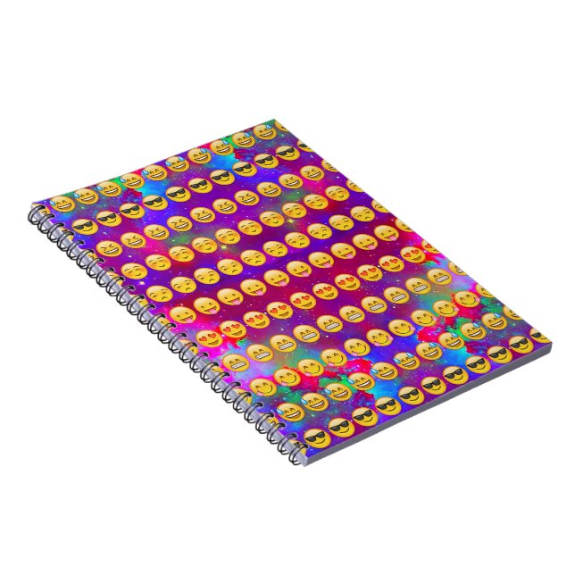 Galax Emojis Anteckningsbok Med Spiral (Högra Sidan)