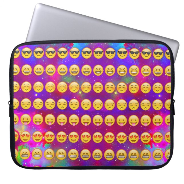 Galax Emojis Laptop Sleeve (Framsidan)