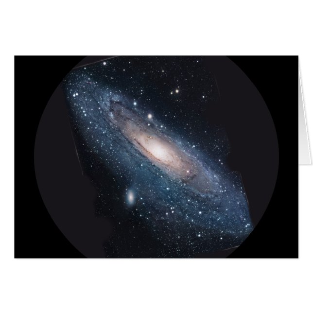 Galax för Andromeda M31 Hälsningskort (Framsidan Horizontal)