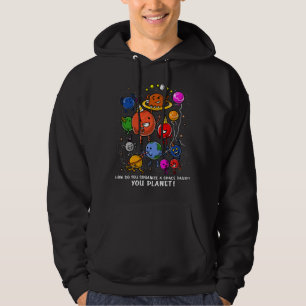 Galax för astronomi för utrymmepartyplanet kosmi hoodie