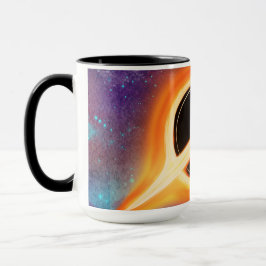 Galax Kaffe Mugg med Svart Hål