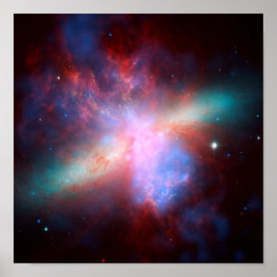Galax M82 Poster