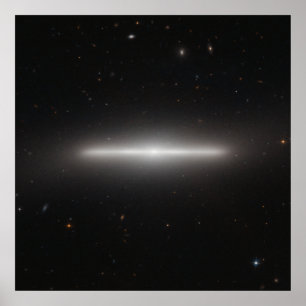 Galax NGC 4452 Poster