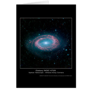 Galax NGC 4725 - det Spitzer utrymmeteleskop - Hälsningskort