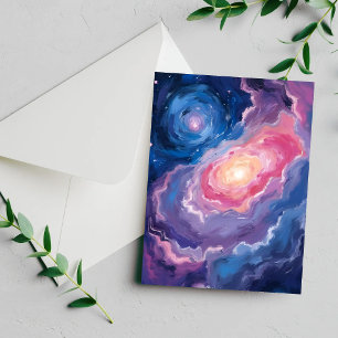 Galax Ovan   Himmel Stjärnor Pastell Watercolor Ko