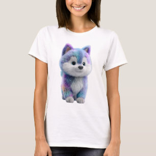 Galax Pastell Fluffig Vargunge Kvinnor T Shirt