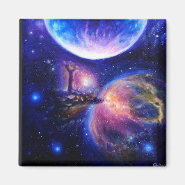 Galax planet och nebulosa magnet