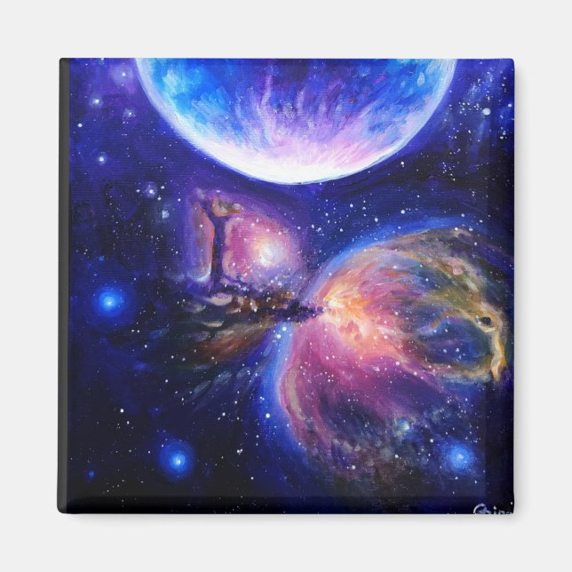 Galax planet och nebulosa magnet (Framsidan)