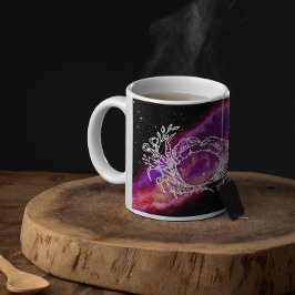 Galax Rosa Kräftans Stjärnbild Zodiakens Tegn Kaffemugg