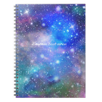 Galax rymd journal anteckningsbok