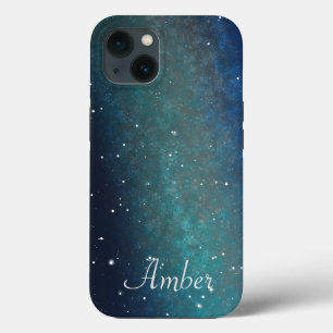 Galax Rymd Nebulosa Natt Himmel Grön Personlig