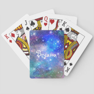 Galax Space Kosmiska Personliga Spelkort