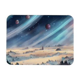 Galax, universum, stjärnor, yttre rymden magnet