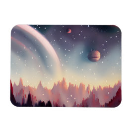 Galax, universum, stjärnor, yttre rymden magnet
