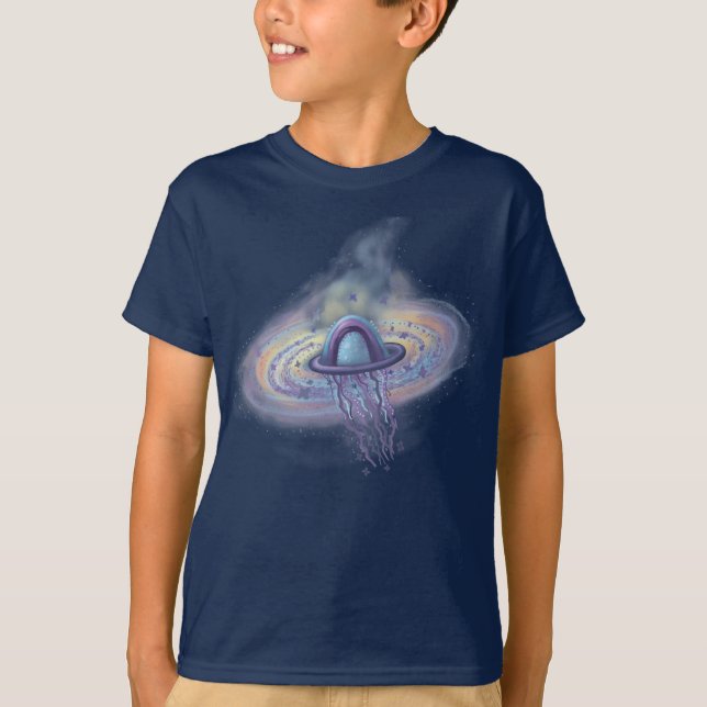 galaxartärpojke t shirt (Framsida)