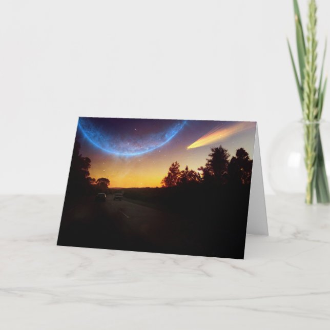 Galaxen beskådar kort (Framsida)