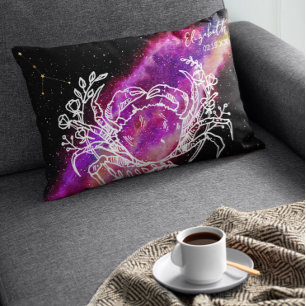 Galaxen Cancer Konstellation Namn Zodiak Tecken Lumbarkudde