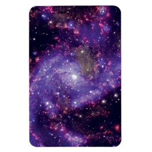 Galaxen Fireworks Outer Space-foto Magnet