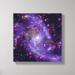 Galaxen Fireworks rymdfoto Canvastryck