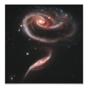 Galaxen för Arp 273 parar (det Hubble teleskop) Fototryck