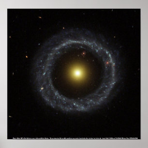 Galaxen Hoags anmärker Poster