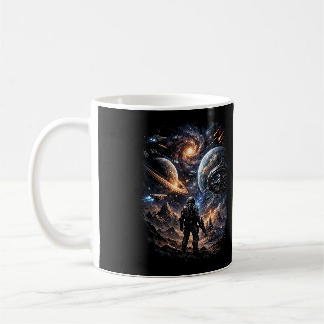 Galaxens rand kaffemugg (Vänster)
