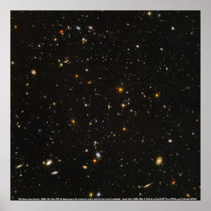Galaxer, djup rymdbild av galaxer poster
