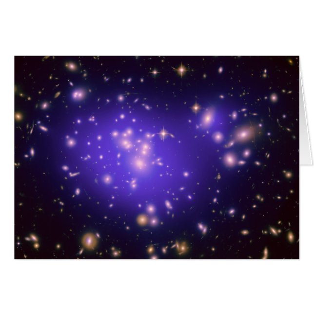 Galaxhop Abell 1689 Hälsningskort (Framsidan Horizontal)