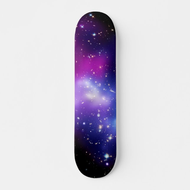 Galaxhop MACS J0717 Rymdfoto Mini Skateboard Bräda 18,7 Cm (Framsida)