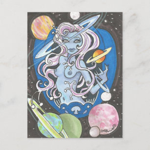 Galaxia Sci-Fi Space-fantasinaplatser vykort
