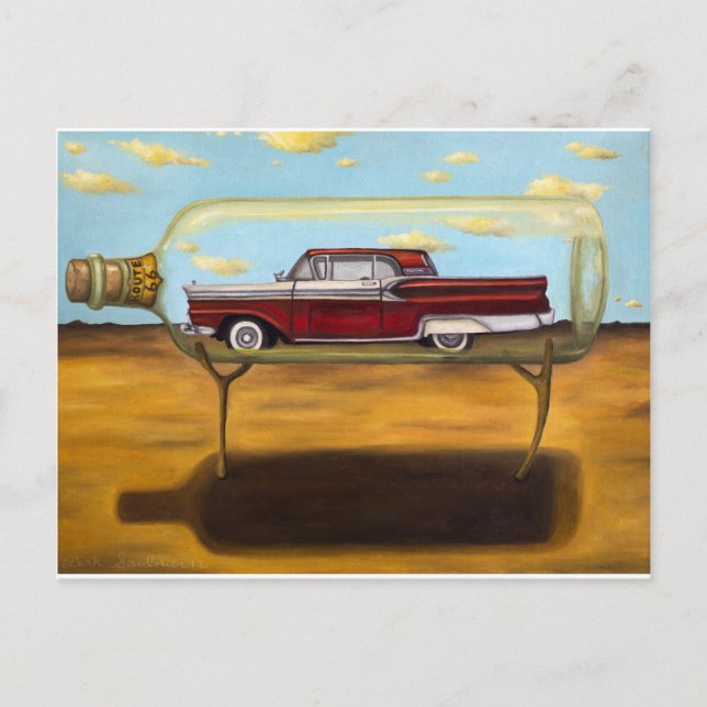 Galaxie i Flaska Vykort (Framsida)