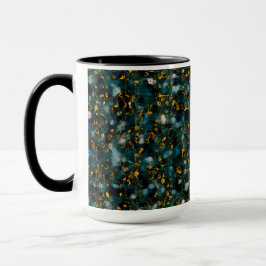 Galaxies Blue Black & Copper Mugg