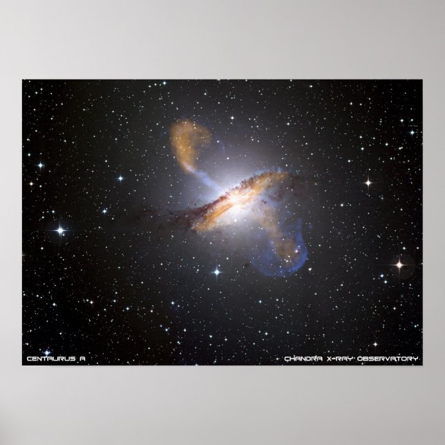 Galaxies Colliding Poster (Framsidan)