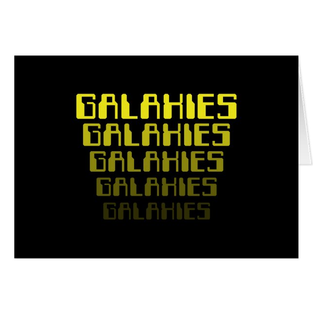 GALAXIES GALAXIES GALAXIES GALAXIES GALAXIES GALAX HÄLSNINGSKORT (Framsidan Horizontal)
