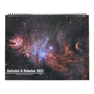 Galaxies och Nebulae 2023 Calendar Kalender