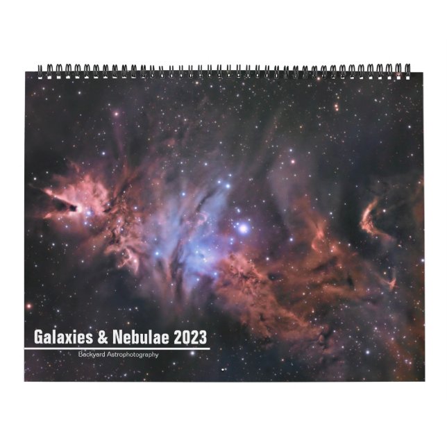 Galaxies och Nebulae 2023 Calendar Kalender (Omslag)
