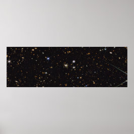 Galaxies Panorama med flera våglängder | Hubble &  Poster
